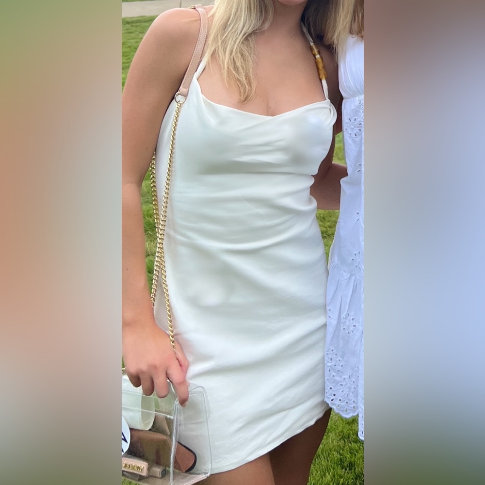 Zara white dress